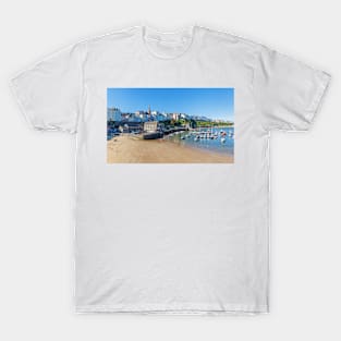 Tenby Harbour Beach, Pembrokeshire T-Shirt